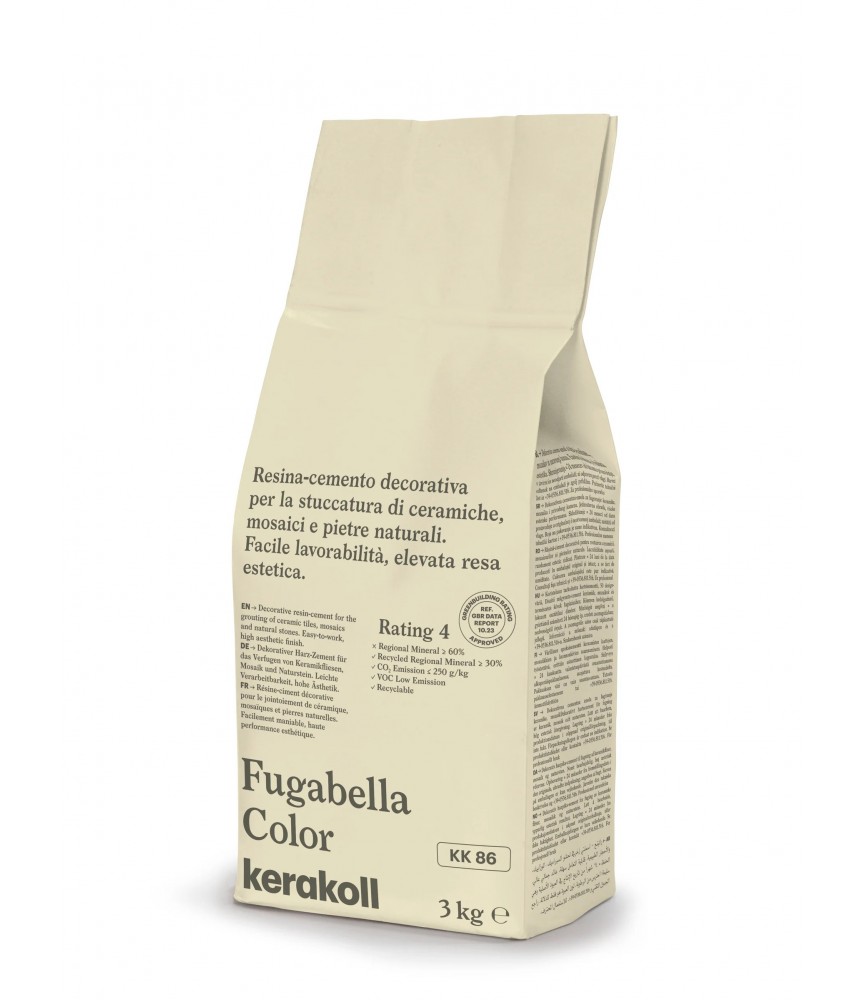 KERAKOLL - FUGABELLA KK86 RESINA-CEMENTO DECORATIVA PER PIASTRELLE 3 KG