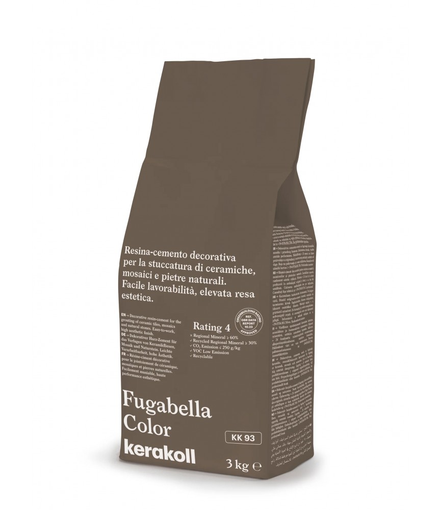KERAKOLL - FUGABELLA KK93 RESINA-CEMENTO DECORATIVA PER PIASTRELLE 3 KG