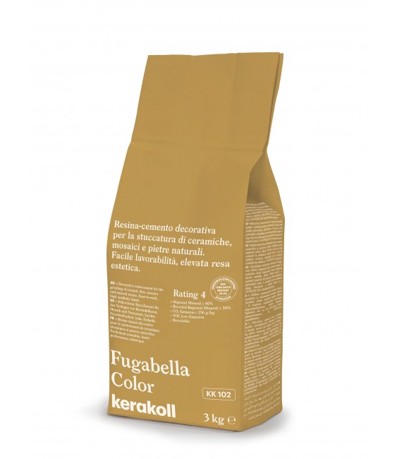 KERAKOLL - FUGABELLA KK102 RESINA-CEMENTO DECORATIVA PER PIASTRELLE 3 KG