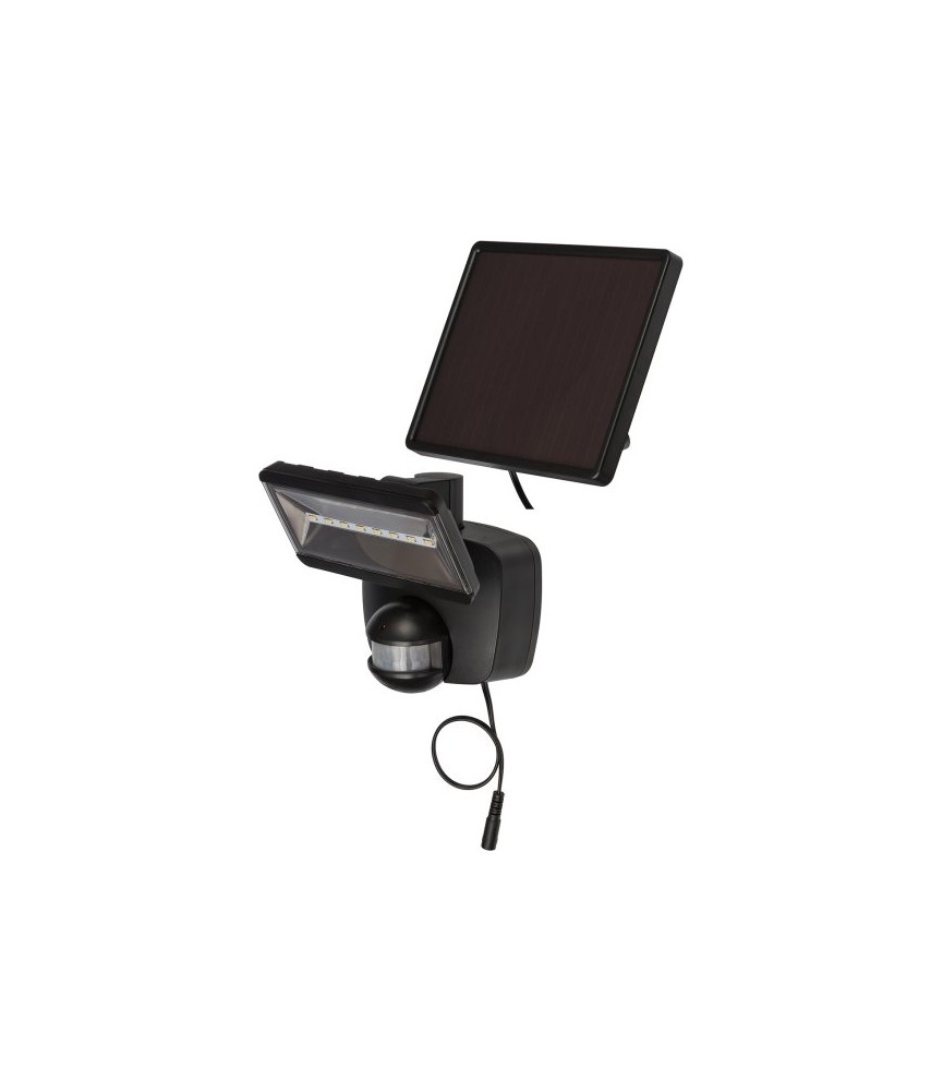 BRENNENSTUHL - FARETTO SOLARE LED SOL 800 IP44 CON SENSORE DI MOVIMENTO NERO - 1170950010