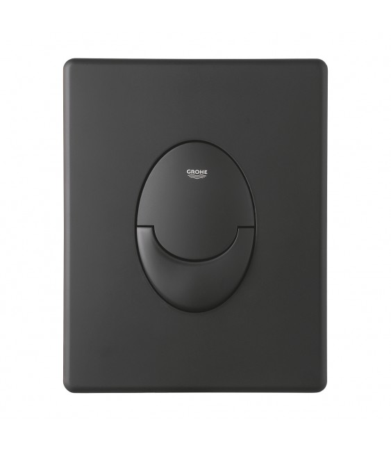 GROHE - PULSANTE TONDO DOPPIO COMANDO NERO OPACO - 38505KF0 SKATE AIR