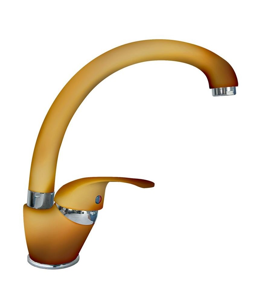 IDROBLOK - REX 40 MONOFORO LAVELLO BOCCA ALTA TERRA DI FRANCIA FLEX (SERIE HANS LEBEL) - 0377101407 C03