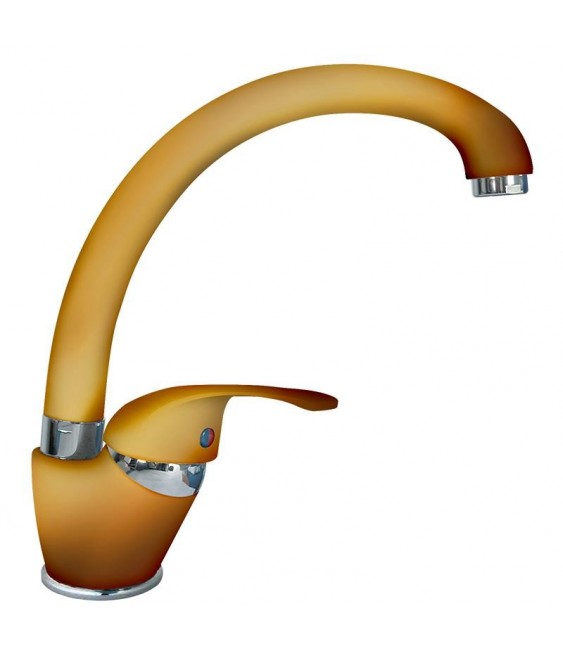 IDROBLOK - REX 40 MONOFORO LAVELLO BOCCA ALTA TERRA DI FRANCIA FLEX (SERIE HANS LEBEL) - 0377101407 C03