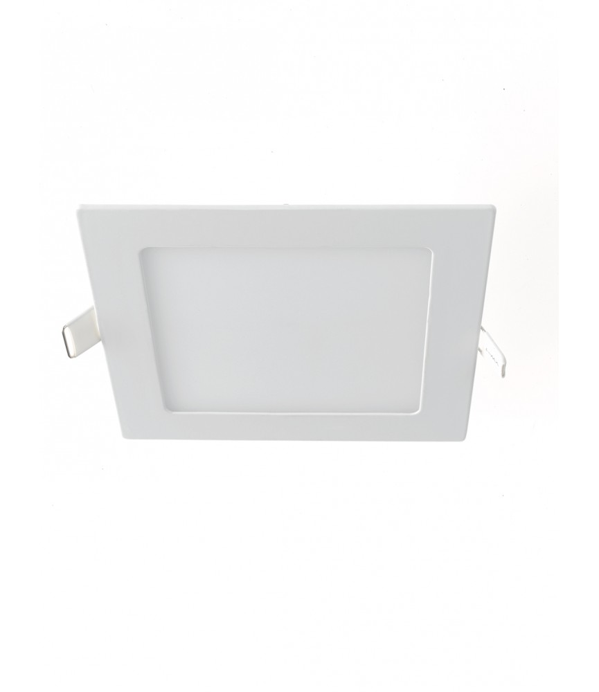INTEC - FARETTO INCASSO LED FLAP BIANCO IN ALLUMINIO 12W 1260LM 6500K 16,6X16,6X1,88 CM - INC-FLAP/12WF