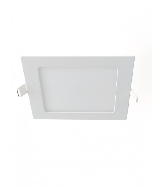 INTEC - FARETTO INCASSO LED FLAP BIANCO IN ALLUMINIO 12W 1260LM 6500K 16,6X16,6X1,88 CM - INC-FLAP/12WF