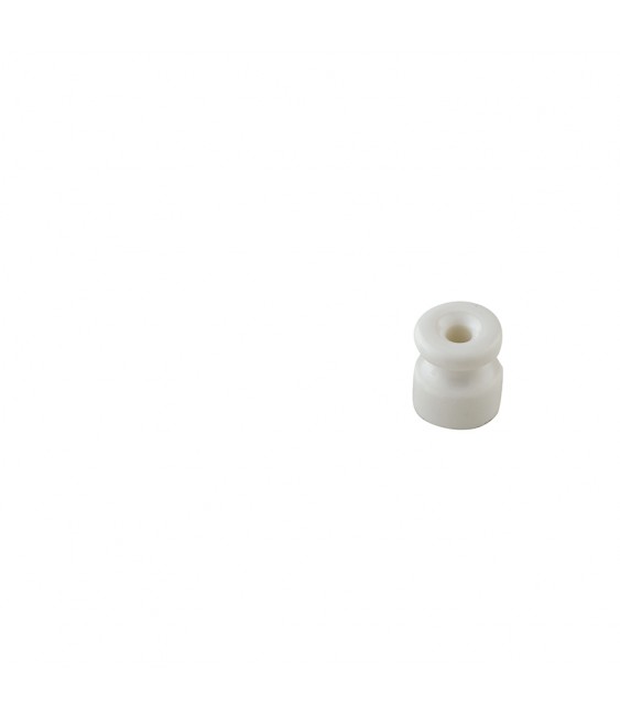 INTEC - KIT 4PZ ISOLATORI CLAY IN PORCELLANA BIANCA 1,8X2CM (I-CLAY-ISOLATORI)