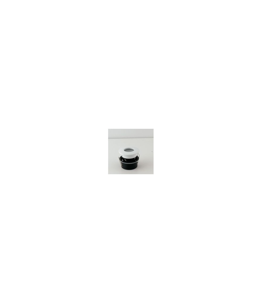 INTEC - FARETTO DA INCASSO VIPER TONDO BIANCO IP65 GU10 - INC-VIPER-R-BCO