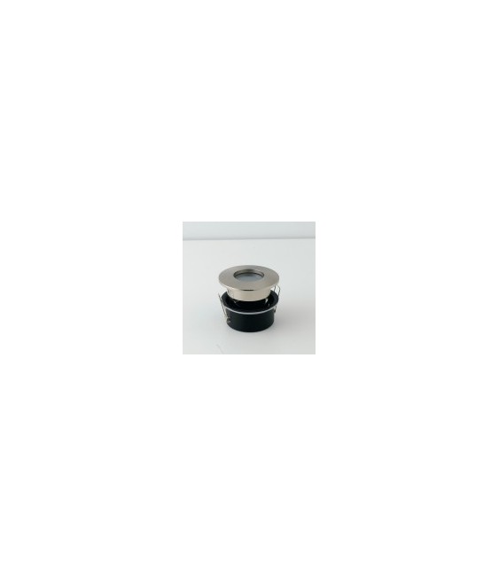 INTEC - FARETTO AD INCASSO VIPER TONDO NIKEL 1XGU10 - INC-VIPER-R-NIK