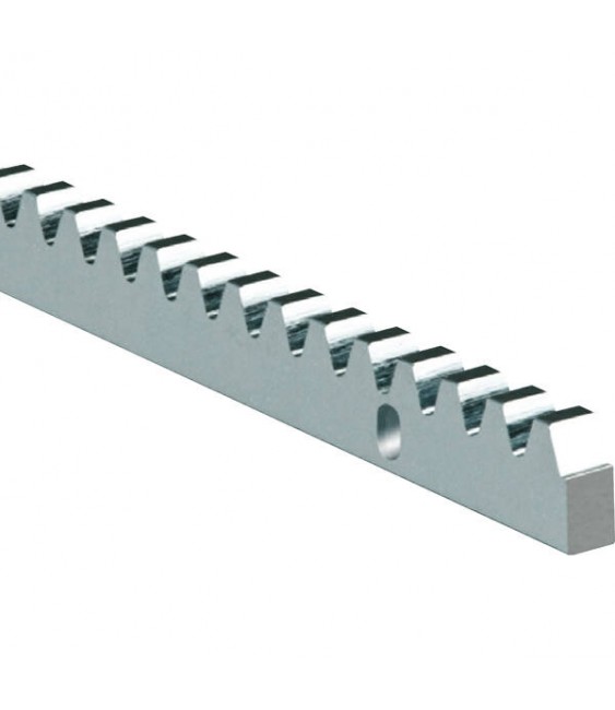 COMUNELLO 262 - CREMAGLIERA RETTANGOLARE CON FORI ZINCATA 30x12x1000