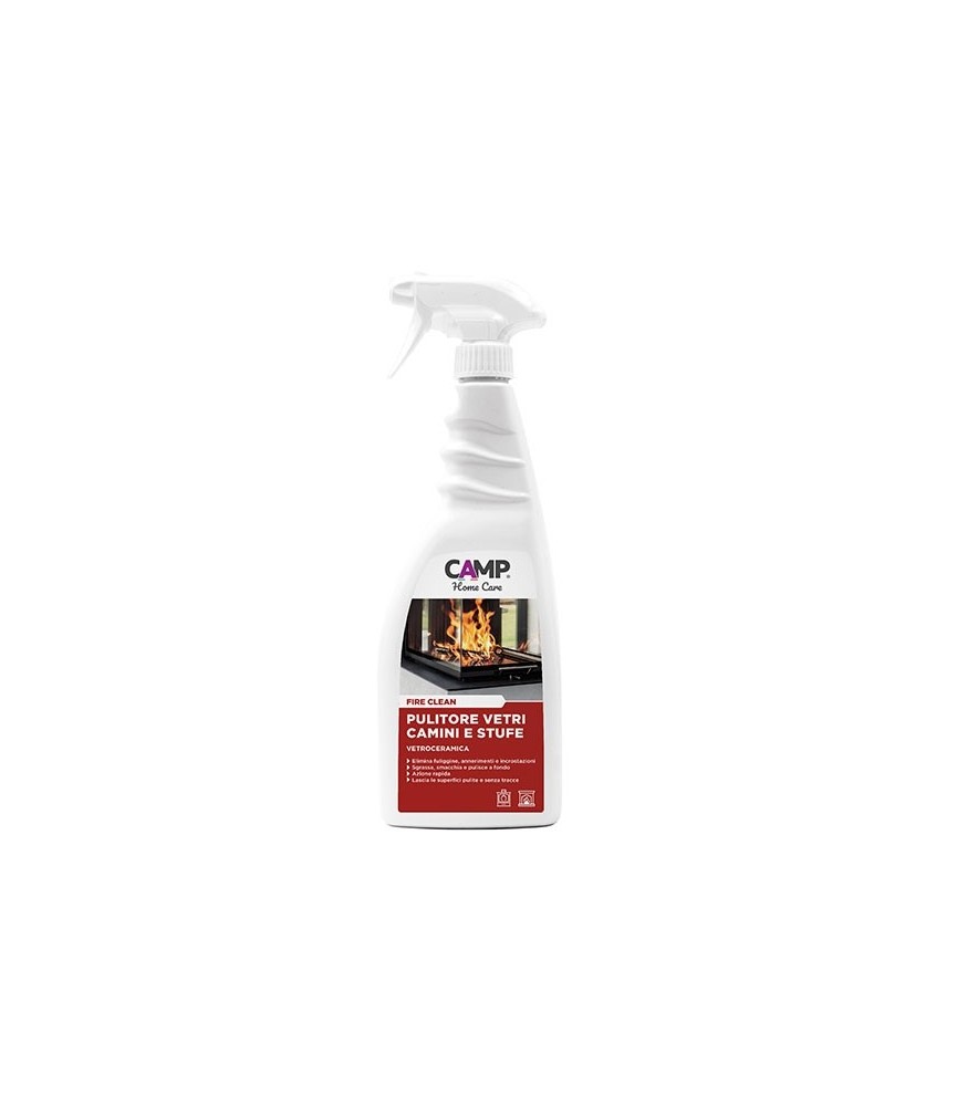 CAMP - FIRE CLEAN SPRAY PULITORE PER VETROCERAMICA, TERMOCAMINI, CAMINI E STUFE - ML750 - 3011750