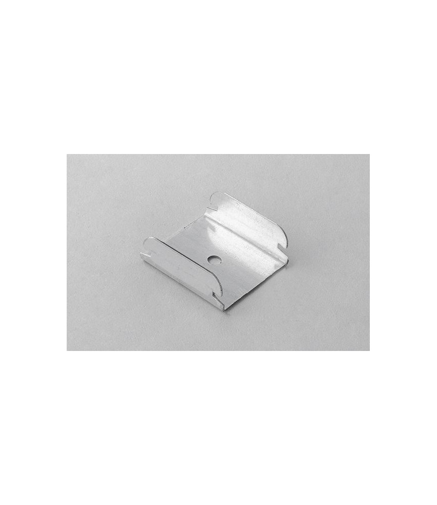 AKIFIX - AGGANCIO A SCATTO C/FORO DI 6MM PER PROFILO DA 47/48/49/50 SP 0,8MM 100 PZ - NAMCP02005