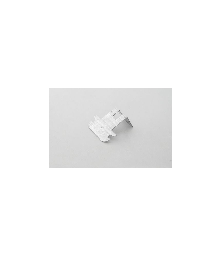 AKIFIX - GANCIO ORTOGONALE SERIE “PLUS” PER PROFILO DA SOFFITTO 27/50 MM BORDI ARROTONDATI 100 PZ - NAMCSU40001K
