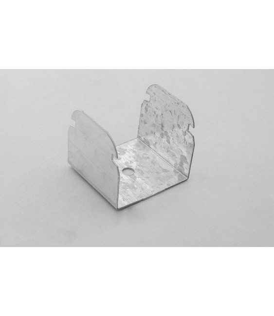 AKIFIX - CAVALIERE PER DOPPIA ORDITURA A INCROCIO PER PROFILO DA SOFFITTO 27/50 - BORDI ARROTONDATI 100 PZ - NAMCSU08005