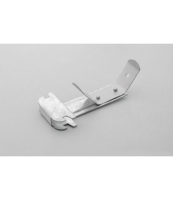 AKIFIX - GANCIO CON MOLLA PER PROFILO DA SOFFITTO 27/50 MM BORDI ARROTONDATI 100 PZ - NAMCSU01004