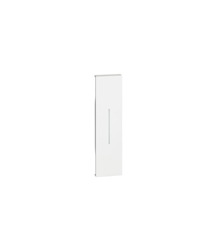BTICINO - LIVING NOW COVER FALSO POLO ILLUMINATO 1M BIANCO - KW01
