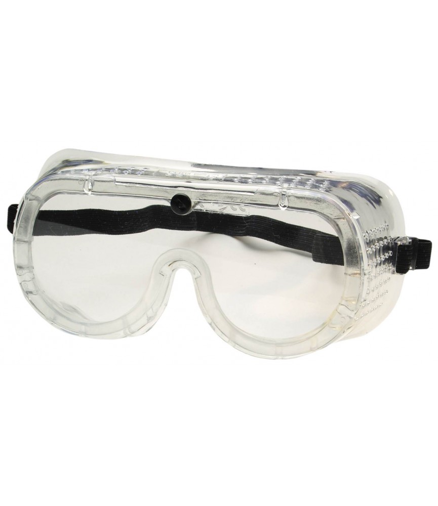OCCHIALI PROTETTIVI - SAFETY GOGGLES - TRASPARENTI CON ELASTICO