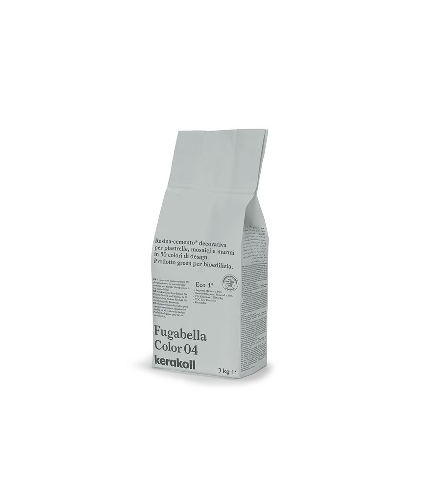 KERAKOLL - FUGABELLA 04 KK4 RESINA-CEMENTO DECORATIVA PER PIASTRELLE 3 KG