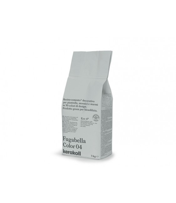 KERAKOLL - FUGABELLA 04 KK4 RESINA-CEMENTO DECORATIVA PER PIASTRELLE 3 KG