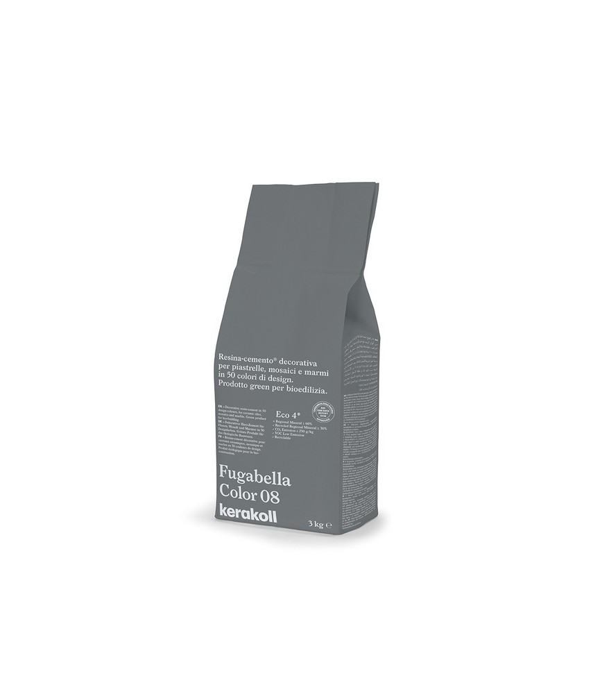 KERAKOLL - FUGABELLA 08 KK8 RESINA-CEMENTO DECORATIVA PER PIASTRELLE 3 KG