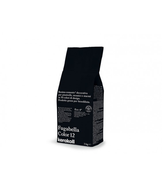 KERAKOLL - FUGABELLA 12 KK12 RESINA-CEMENTO DECORATIVA PER PIASTRELLE 3 KG