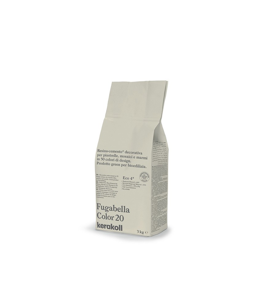 KERAKOLL - FUGABELLA 20 KK76 RESINA-CEMENTO DECORATIVA PER PIASTRELLE 3 KG