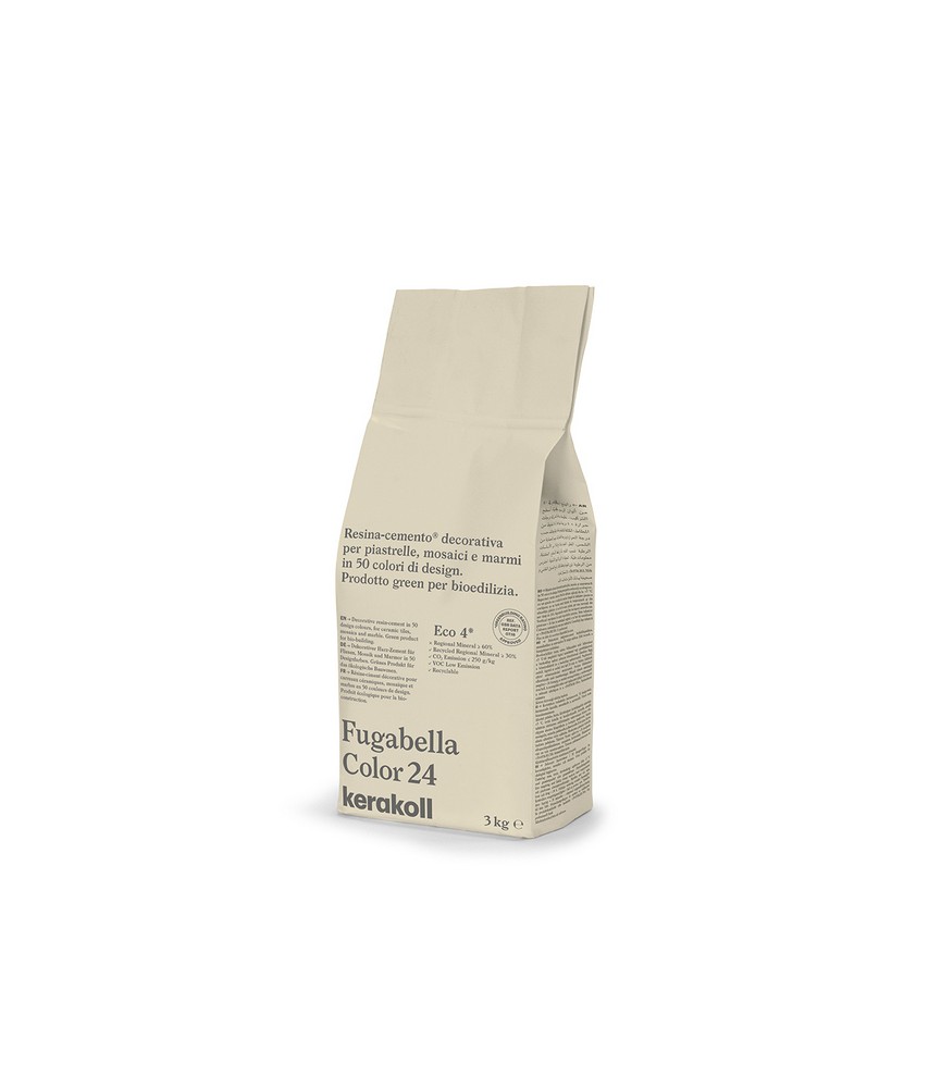 KERAKOLL - FUGABELLA 24 RESINA-CEMENTO DECORATIVA PER PIASTRELLE 3 KG