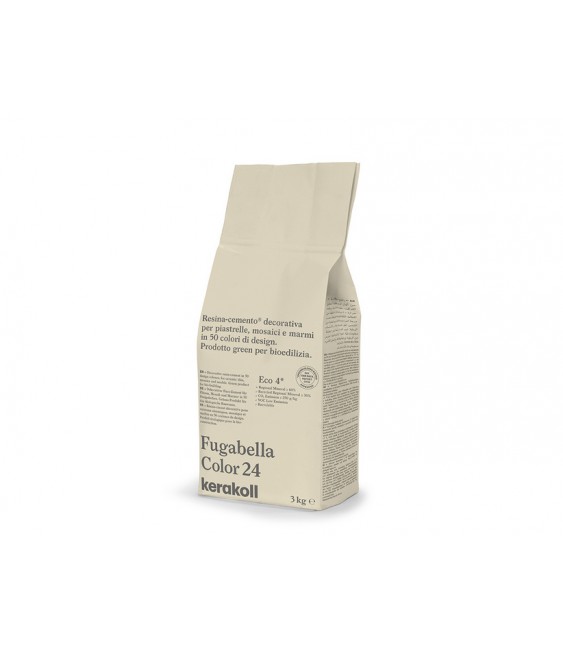 KERAKOLL - FUGABELLA 24 RESINA-CEMENTO DECORATIVA PER PIASTRELLE 3 KG