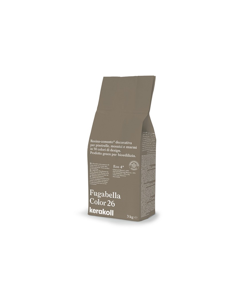 KERAKOLL - FUGABELLA 26 KK92 RESINA-CEMENTO DECORATIVA PER PIASTRELLE 3 KG