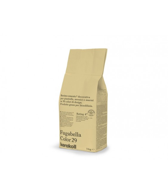 KERAKOLL - FUGABELLA 29 RESINA-CEMENTO DECORATIVA PER PIASTRELLE 3 KG