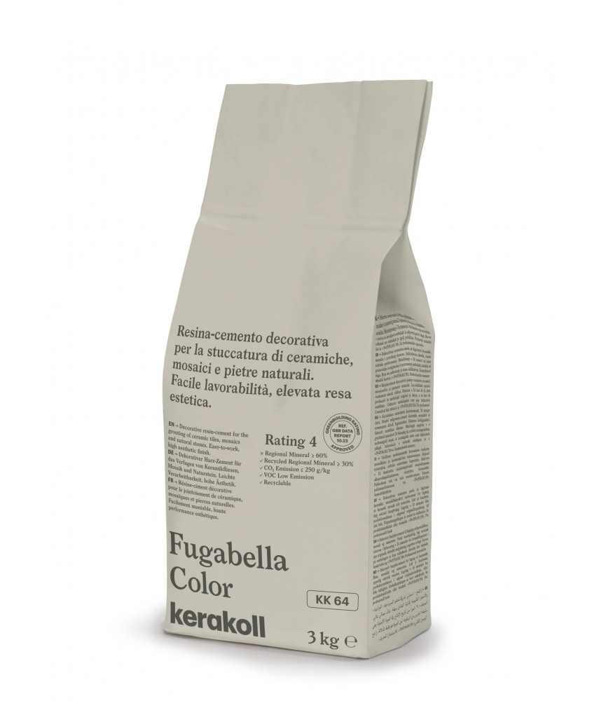 KERAKOLL - FUGABELLA KK64 RESINA-CEMENTO DECORATIVA PER PIASTRELLE 3 KG
