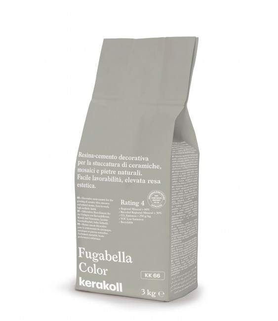 KERAKOLL - FUGABELLA KK66 RESINA-CEMENTO DECORATIVA PER PIASTRELLE 3 KG