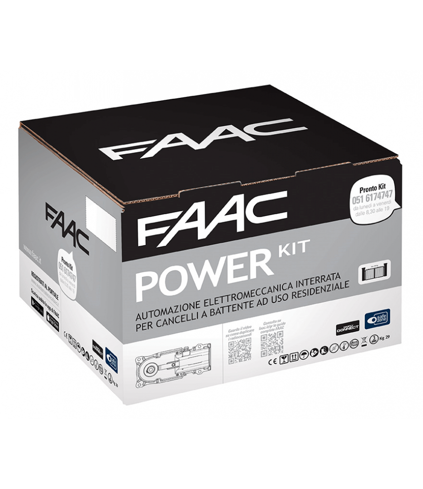 FAAC POWER KIT - AUTOMAZIONE INTERRATA PER CANCELLI A BATTENTI - 106746445